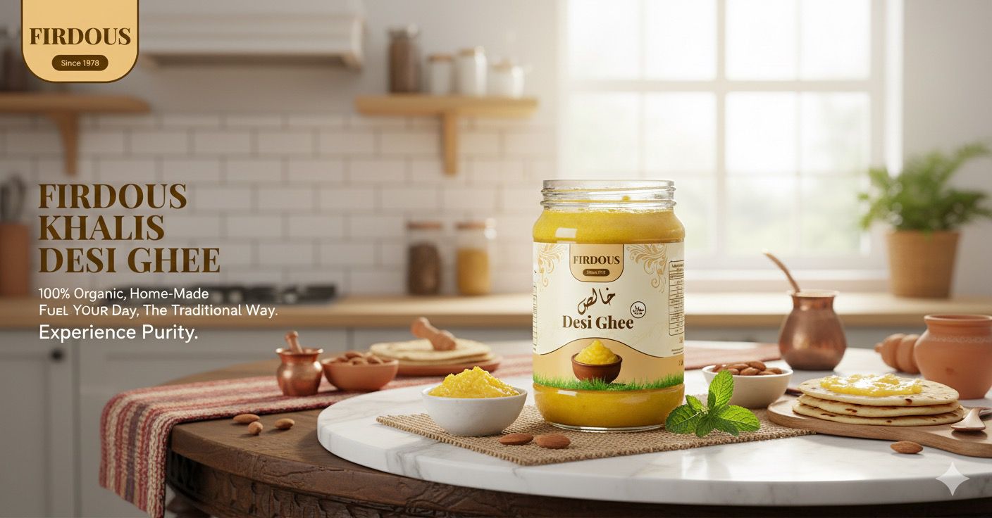 Firdous Khalis Desi Ghee Since 1978