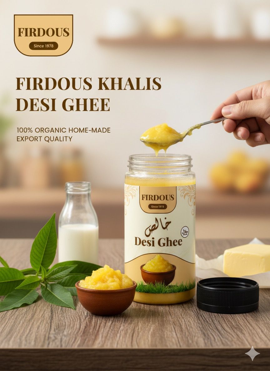Firdous Khalis Desi Ghee Since 1978